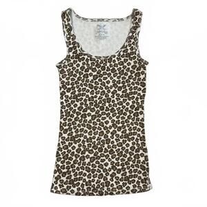 Women’s Tank Top Cheetah Print Medium t